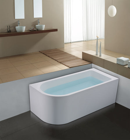 for shower over bath, Sanitary grade Acrylic Corner Bathtub 1500x750x580mm @Mel