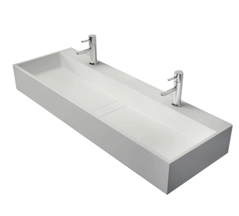 1200*400*150mm Solid Surface Basin for white bathroom