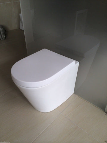 Rimless Concealed inwall cistern Toilet Suite S&P Trap Soft-Close UF Seat