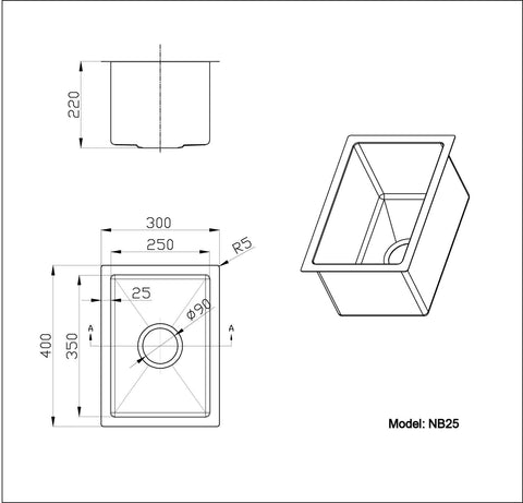 300*400*220 Round PLUG 10 radius hand made kitchen sink outdoor BBQ Slot sink 300*400*220 Round PLUG 10 radius hand made kitchen sink outdoor BBQ Slot sink
