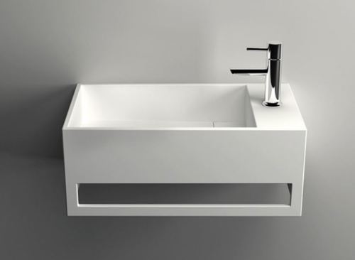 500*300*200 Solid Surface Basin for white bathroom