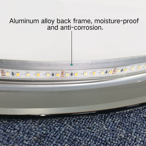 600x1100mm Motion Sensor Switch Oval Frameless Backlit Led Mirror Bathroom Vanity Mirror