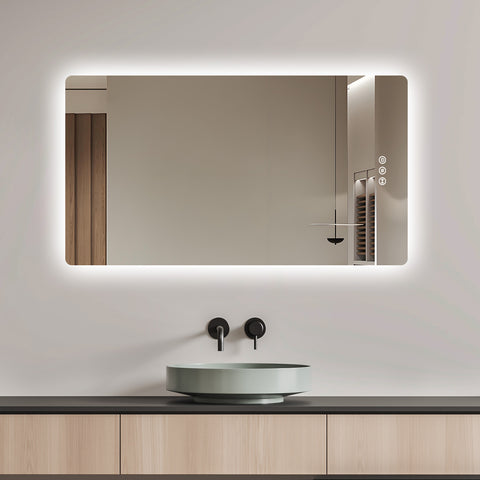 500x900mm Motion Sensor Switch Rectangle Frameless Backlit Led Mirror Bathroom Vanity Mirror