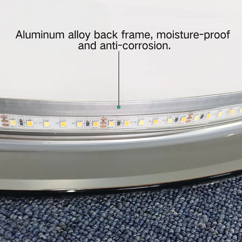 1200x850mm Motion Sensor Switch Arch Shape Frameless Backlit Led Mirror Bathroom Vanity Mirror