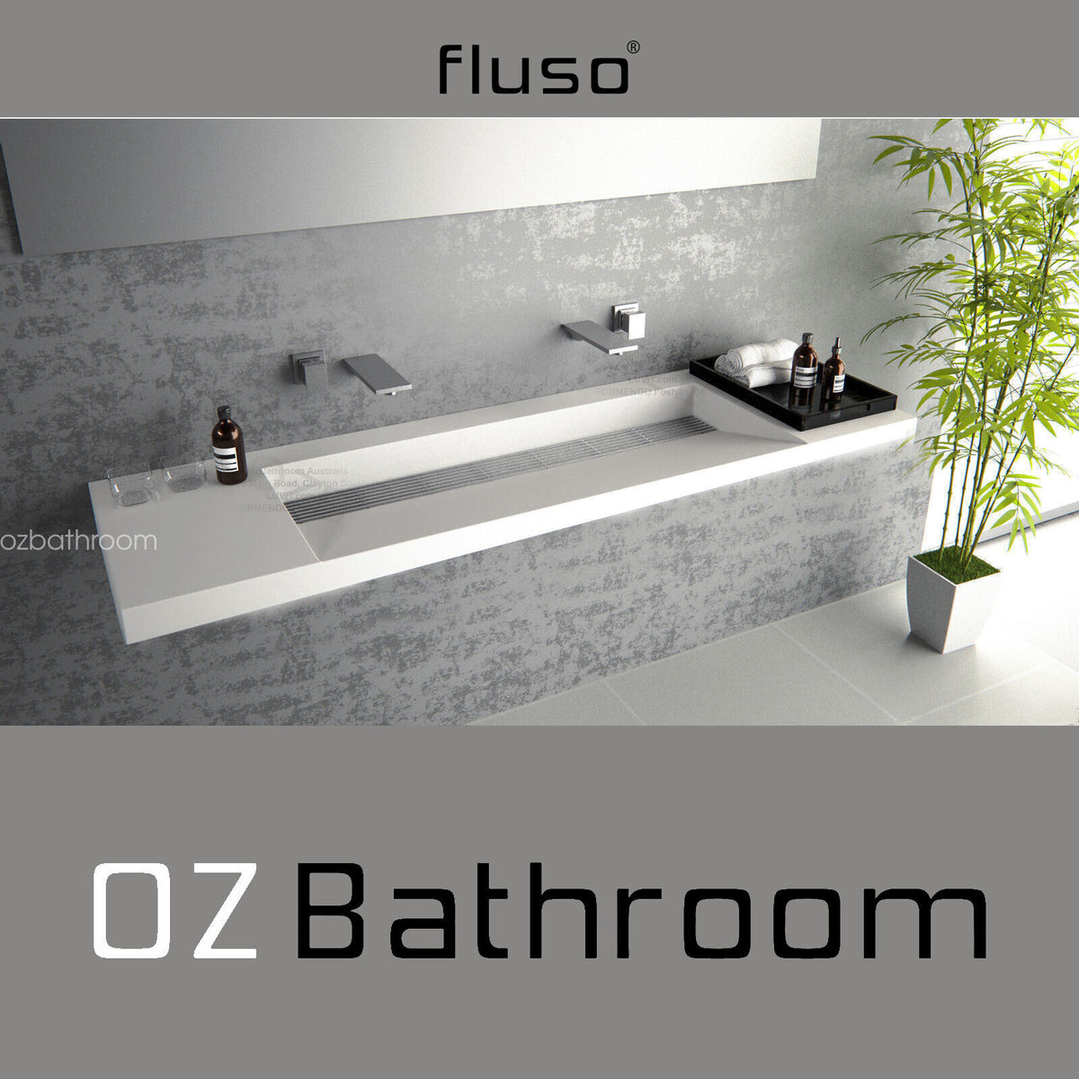 Mirage Solid surface HAND WASH BASIN Vanity sink COUNTER TOP WALL HUNG