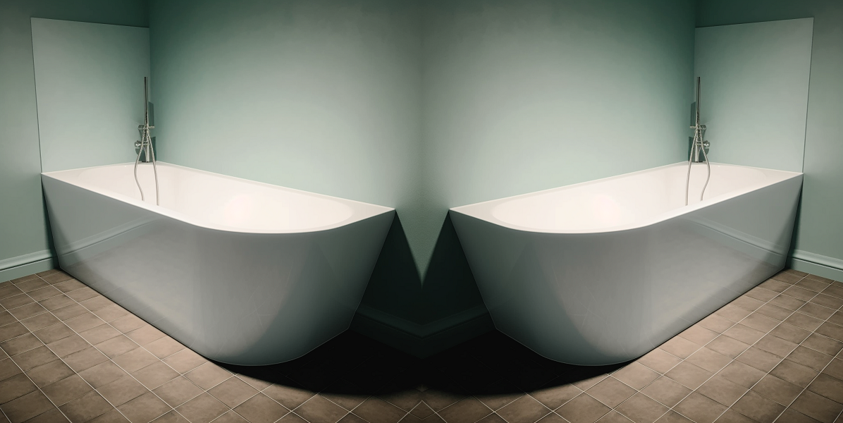 Corner Bathtub Thin Edge No Overflow Japanese Acrylic Free Standing Bathtub