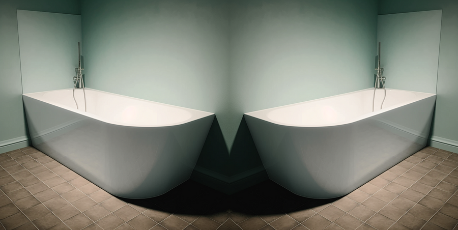 Corner Bathtub Thin Edge No Overflow Sanitary grade Acrylic Free Standing Bathtub