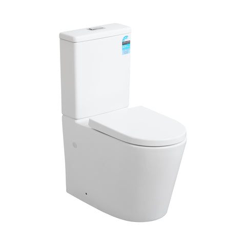Melbourne Local pick up Tornado+Rimless Toilet Suite BACK TO WALL- CLOSE COUPLED- SOFT CLOSE SEAT
