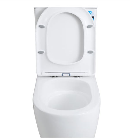 Melbourne Local pick up Tornado+Rimless Front Curved Toilet Suite  CLOSE COUPLED- SOFT CLOSE SEAT