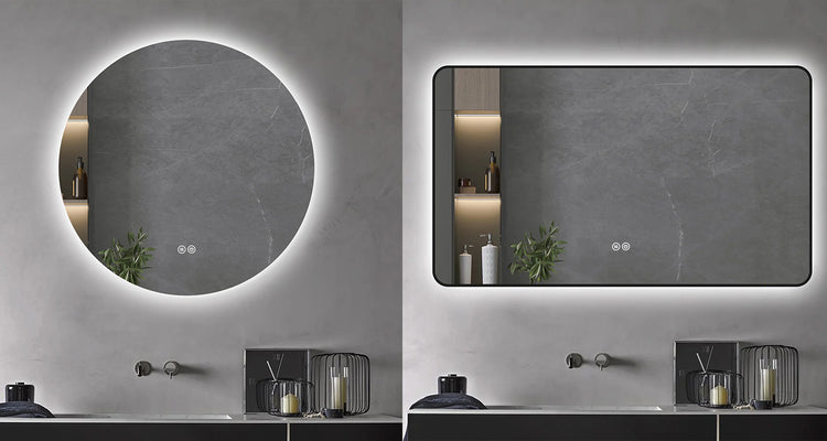 Radius Mirror,bathroom, Washbasin Mirror, Led, Decorative Mirror, Led  Mirror, Mirror,touch Led , Touch Switch 