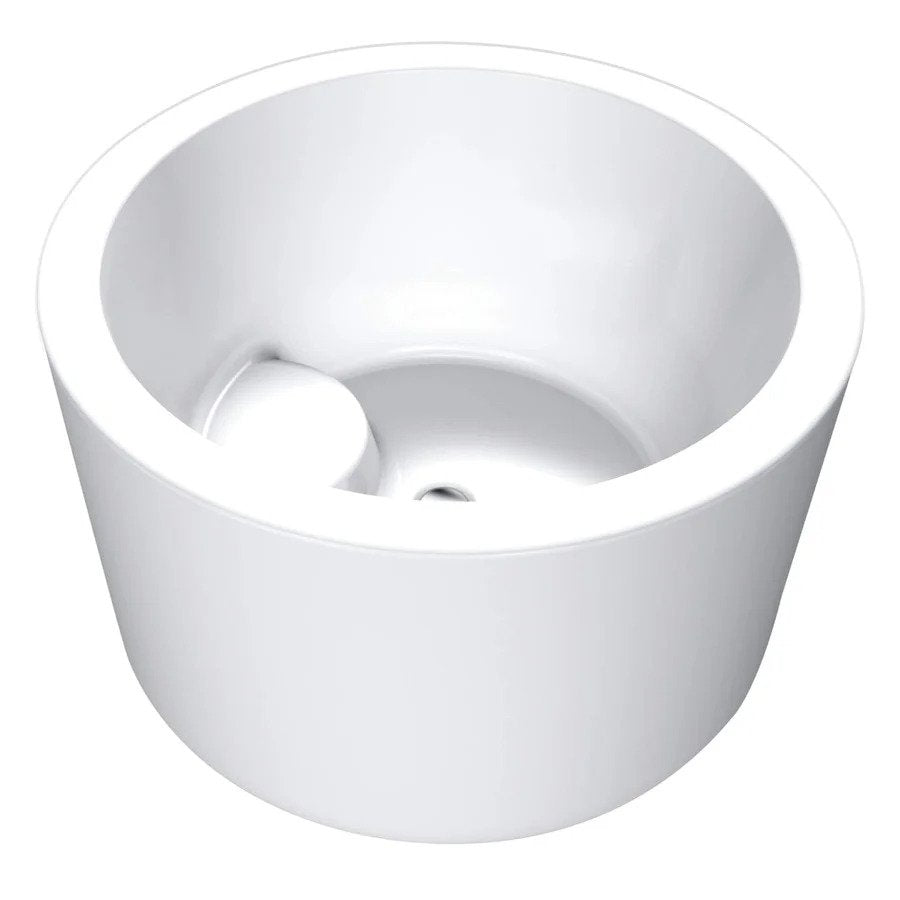 Round Acrylic Free Standing Sitting Bathtub Dia.1040x660mm