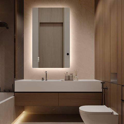 1200x750mm Motion Sensor Switch Rectangle Frameless Backlit Led Mirror Bathroom Vanity Mirror