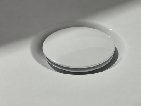 Glossy White Bathtub Pop Up Plug Pull Out Basket with Overflow