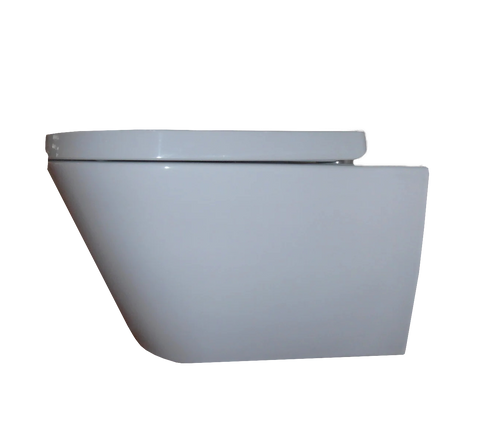 Wall Hung Concealed Cistern Toilet Suite 548*368*300mm for white bathroom