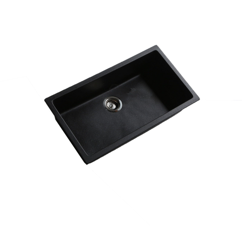 Black Granite - Quartz Stone Kitchen Sink 790*460*250