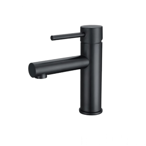 Watermark WELS Round basin Black mixer tap faucet brass bathroom