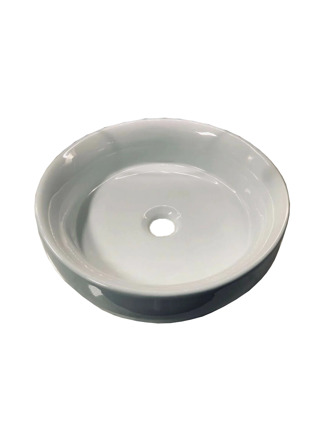 Slim Edge 400mmDIA*120mm Porcelain semi dropin basin