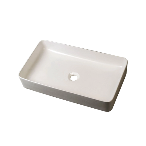 605*350*110mm Matte white Above Counter Top Porcelain Basin Bathroom Vanity