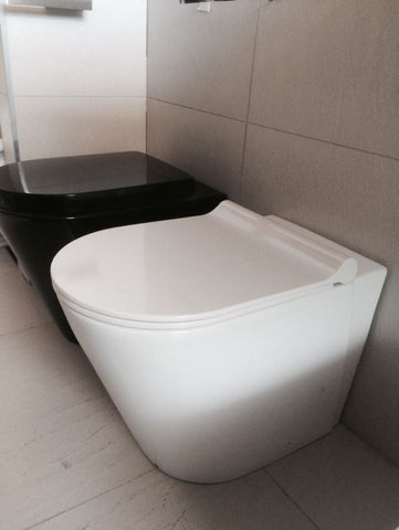 Rimless Concealed inwall cistern Toilet Suite S&P Trap Soft-Close UF Seat