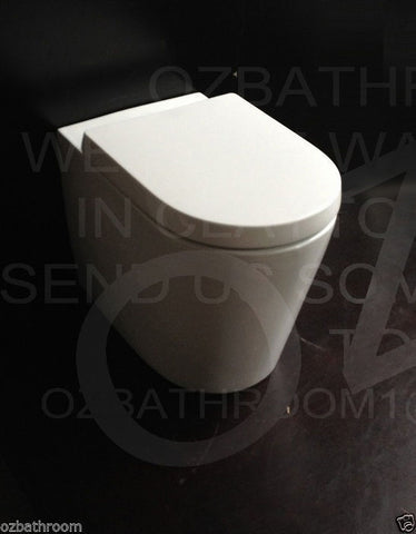 Rimless Concealed inwall cistern Toilet Suite S&P Trap Soft-Close UF Seat
