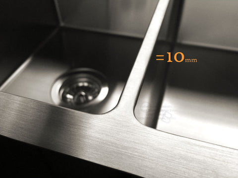 1200*500*220 Stainless steel kitchen sink 1 3-4 Bowls top mount drop in