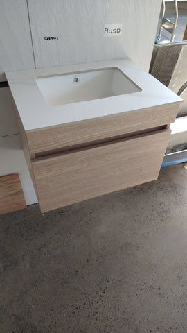 Pick up @Mel Modern look wall hung floating vanity sizes optional Sintered Stone bench top with undermount basin