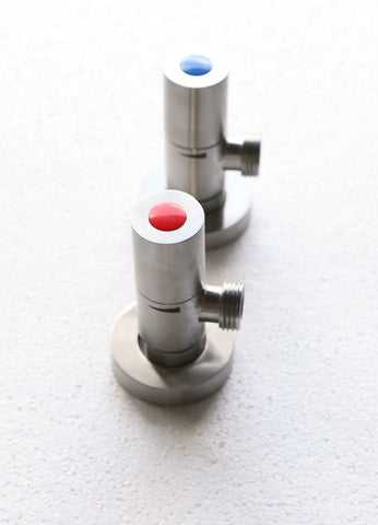 Stainless Steel Angle Valve - Lead-free for white bathroom