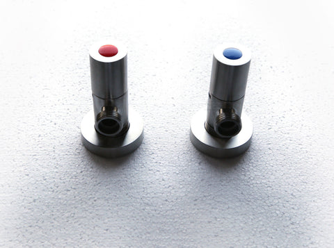Stainless Steel Angle Valve - Lead-free for white bathroom