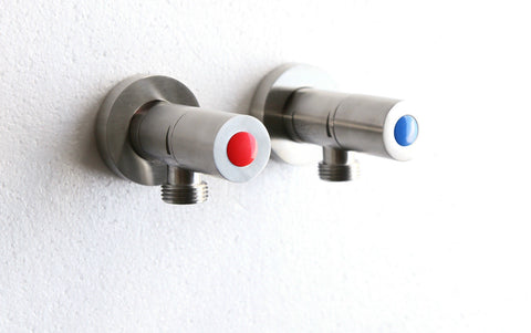 Stainless Steel Angle Valve - Lead-free for white bathroom