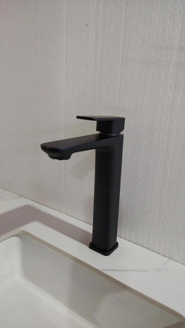 Watermark WELS Square Black mixer tap faucet brass bathroom