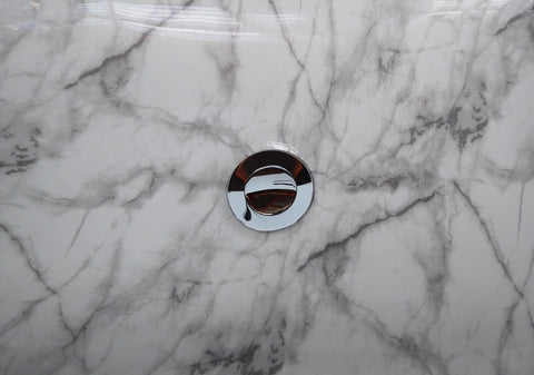 Gloss White Marble Ink 460*320*135 Above Counter top Porcelain Basin Bathroom
