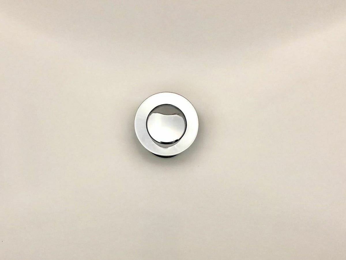 455*320*135MM Matt White - Matt Black Counter Top Porcelain Basin