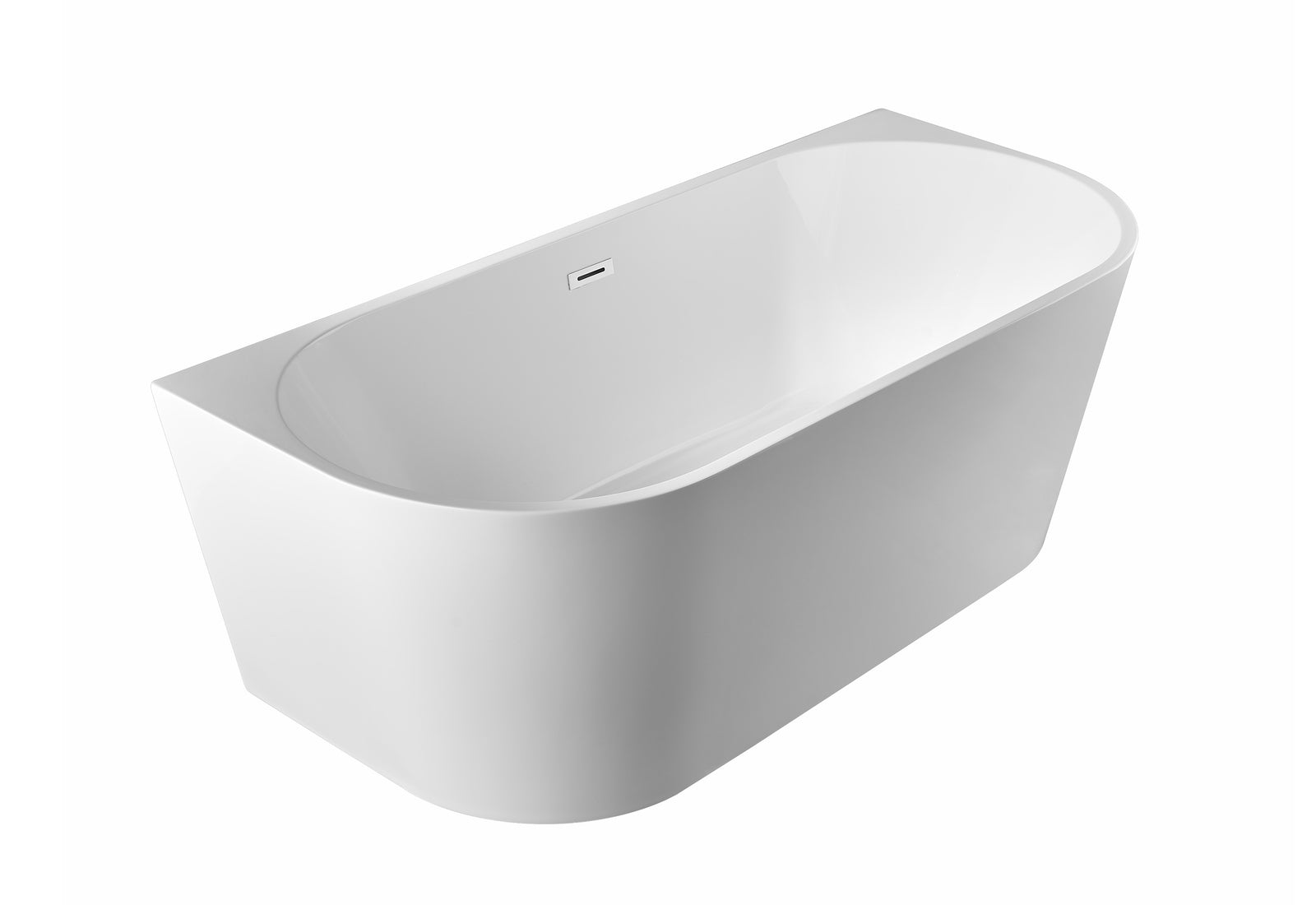 Melbourne Local Pick Up Back to wall Thin edge Japanese Acrylic Free Standing BathTub with Overflow 1495x750 x580