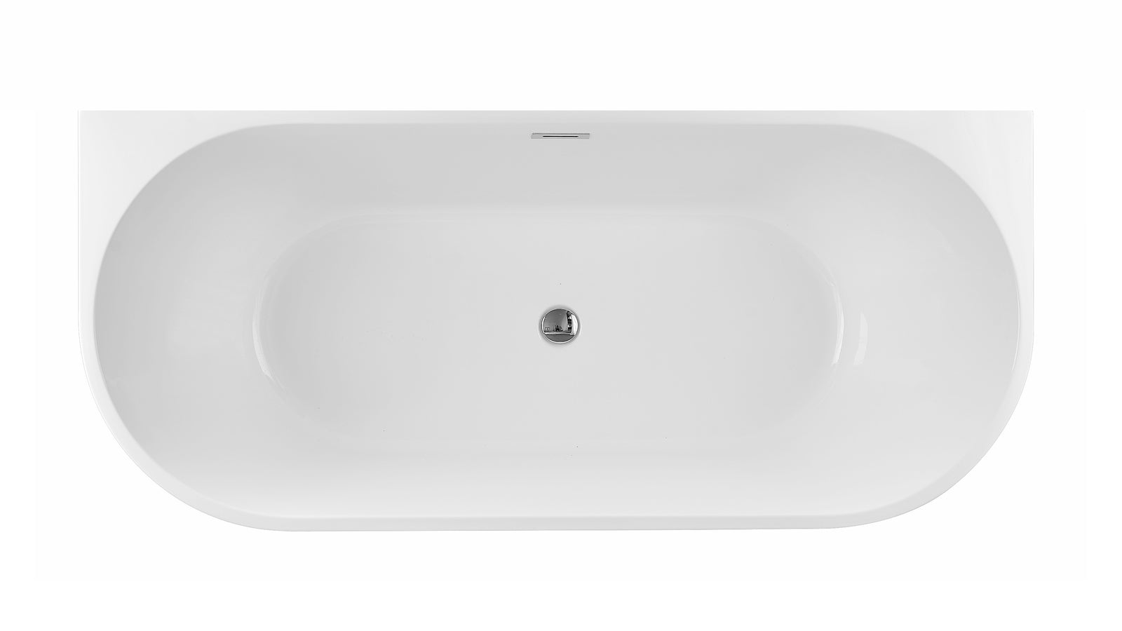 Melbourne Local Pick Up Only!!Back to wall Thin edge Japanese Acrylic Back to Wall BathTub 1695x750x580 -