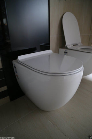 Toilet seat-UF resin-355L*450W*40H-WHITE