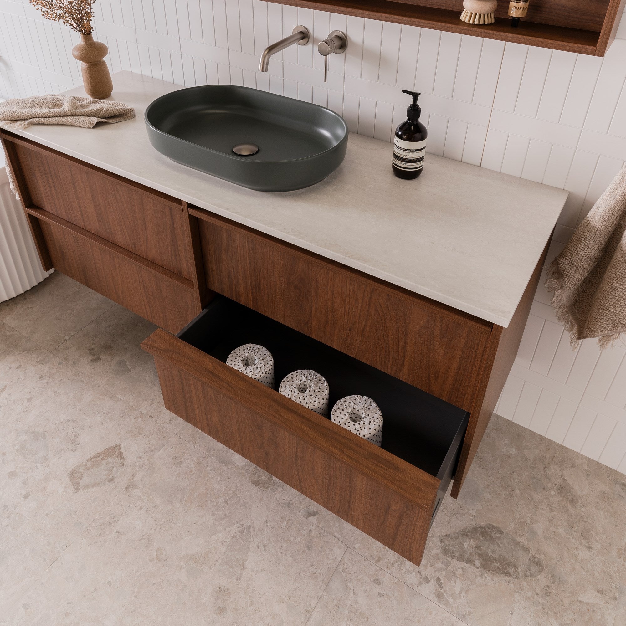 ADP Eli vanity drawer detail